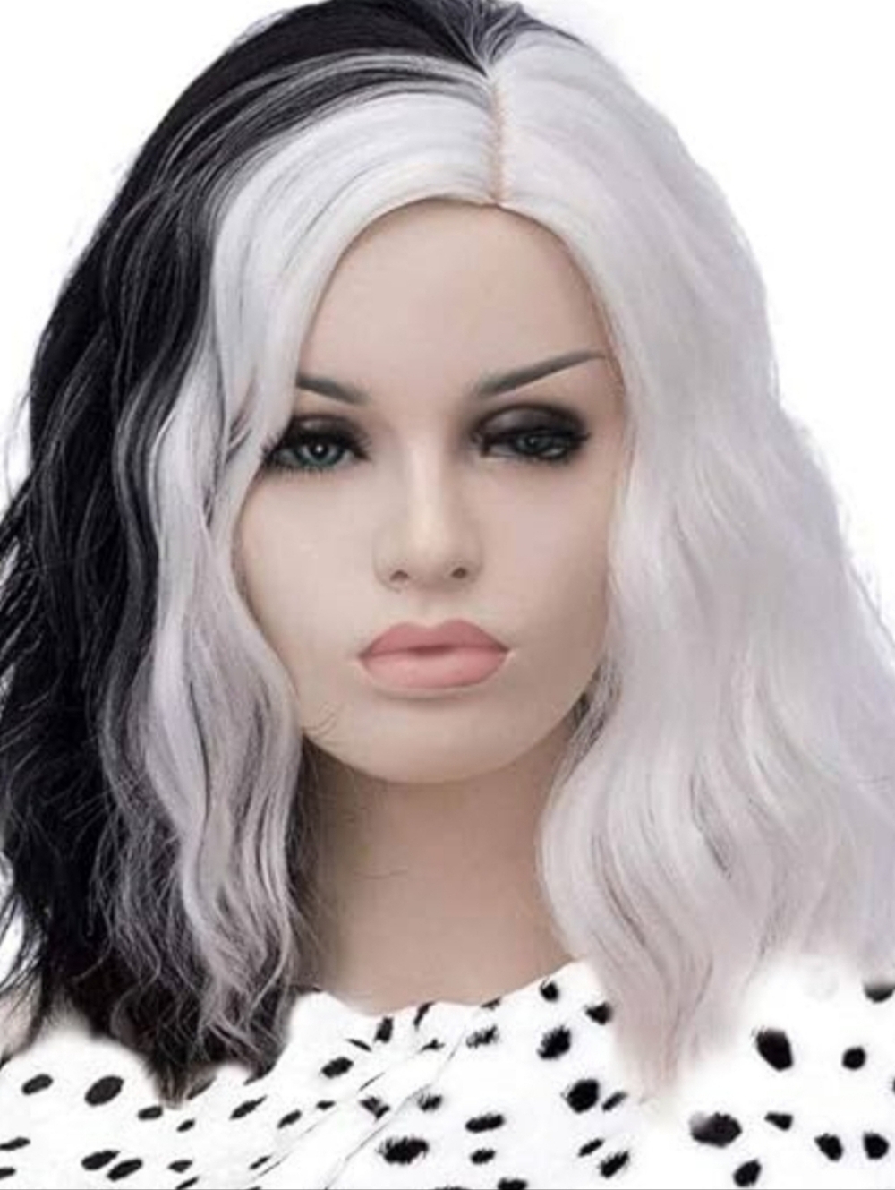 Cruella Deville Costume Hair Wig